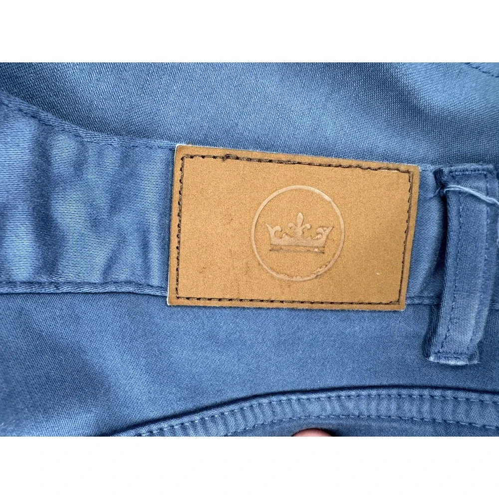Peter Millar Ultimate Sateen Five Pocket Pants‎ Mens 42x34 Blue Stretch Golf